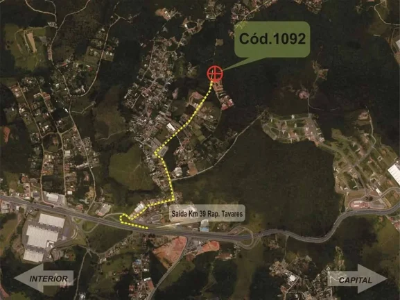 Imagem Chác. Recanto Verde (2 LOTES) total 2.092,72 m² - Km 39 Rap Tavares