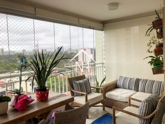 Imagem apartamento a venda, apartamento chacara santo antonio, apartamento 3 suítes , 2 vagas, brooklin, mobiliado, piscina, academia