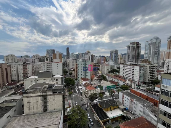 Imagem Apartamento porteira fechada com 2 dormitórios à venda, 72 m² por R$ 1.650.000 - Gonzaga - Santos/SP