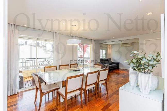 Imagem Lindo Apartamento com Terraço, 2 Vagas , lazer com piscina aquecida , em Moema