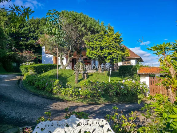 Imagem Casa Campos do Jordão - Vila Natal, arquitetura suíça, 4 dorms, lareira