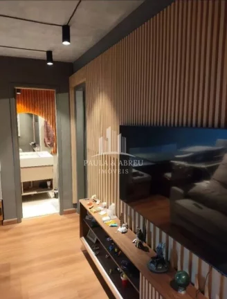 Imagem Apartamento 54m², 1 Dormitório, podendo ser 2 (está com living ampliado), Sacada, 1 Vaga, Lazer Completo, no Jardim Pedroso, Mauá-SP