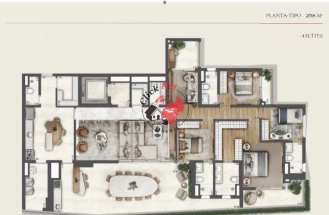 Imagem Apartamento Lançamento 4 dorm(s), 2 ou 4 suite(s), 2 vaga(s), 190 m² á 258m² , 2 ou 3 vagas , Paraiso ,prox metro vergueiro,são paulo