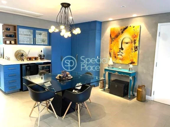 Imagem Ãtimo apartamento Ã  venda no Brooklin - Ãrea: 167,00mÂ² - Living amplo com terraÃ§o na copa das Ã...