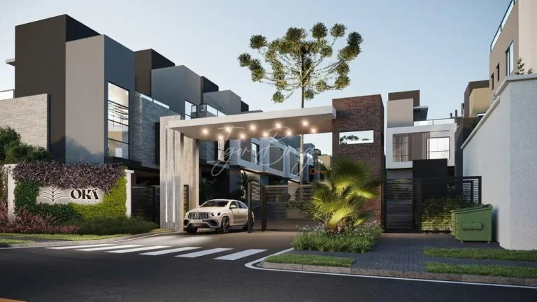 Imagem Casas em Condomínio Alto Padrão no Bacacheri – 3 Suítes, Quintal e Ático | Oká CGL