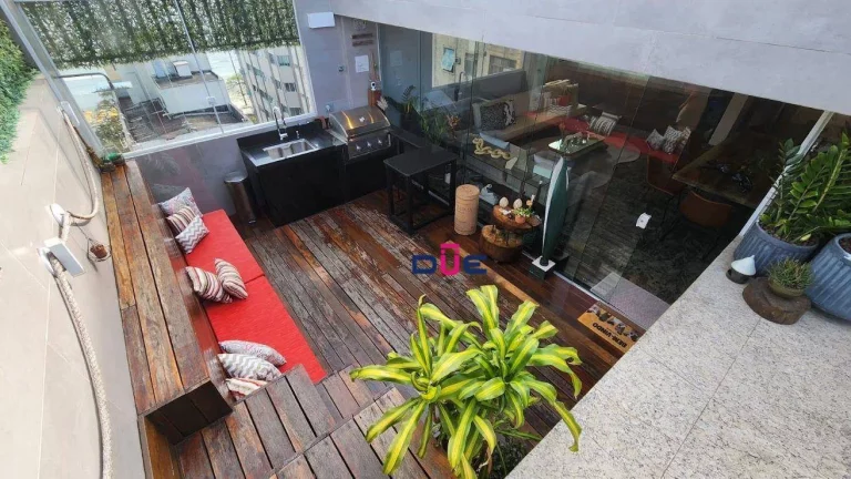 Imagem Cobertura com 3 dormitórios à venda, 240 m² por R$ 2.900.000,00 - Aparecida - Santos/SP