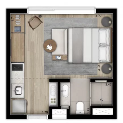 Imagem STUDIO RESIDENCIAL em São Paulo - SP, Sumaré