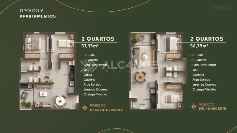 Imagem Apto Studio - 23,02 m² - Intermares, Cabedelo/PB.