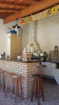 Imagem Chácara com 4 Quartos, 2 Banheiros, Área para Churrasco Grande, Piscina, Lago com Peixes, Estacionamento para 25 carros, Córrego nos fundos, espaço para fazer campo, no Rio Grande da Serra-SP
