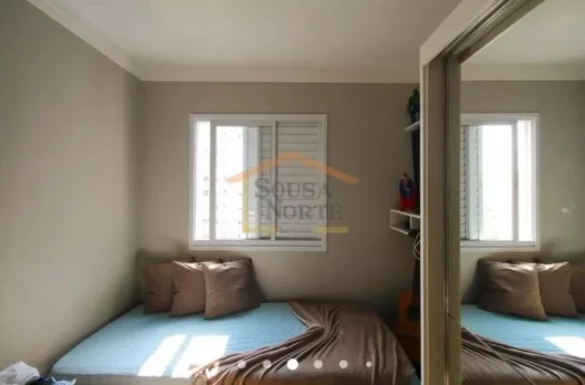 Imagem Apartamento com 55 m², composto por 2 dormitórios, sendo 1 suíte, além de 2 banheiros (social e ...