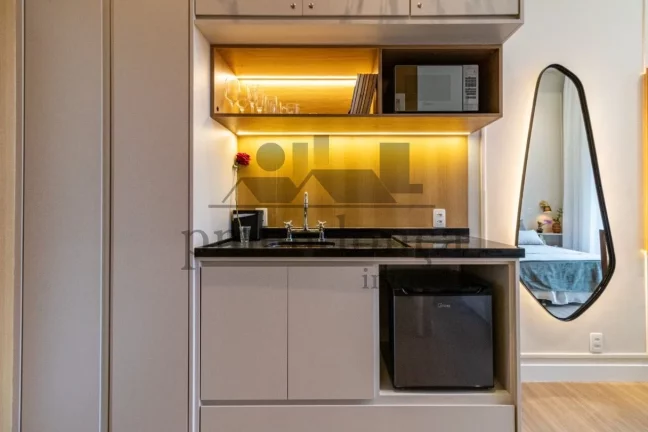 Imagem Pinheiros Studio com 27 M2, 1 quarto totalmente equipado, pronto para morar!