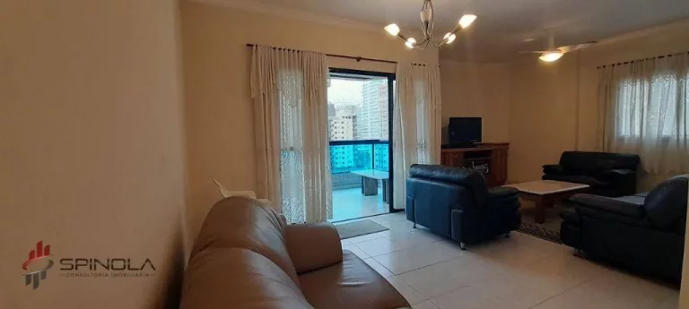 Imagem Apartamento com 3 dormitórios à venda, 117 m² por R$ 550.000,00 - Vila Caiçara - Praia Grande/SP