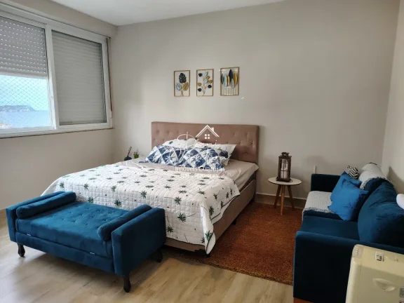 Imagem Apartamento de luxo à venda ou locação em Guarujá-SP, Pitangueiras: 4 quartos, 1 suíte, 2 salas, 3 banheiros, 1 vaga, 160m².
