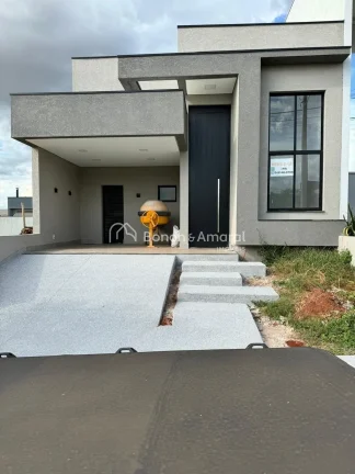 Imagem Casa térrea com 3 suítes à venda no Condomínio Terras da Estância em Paulínia, SP.

Esta linda...