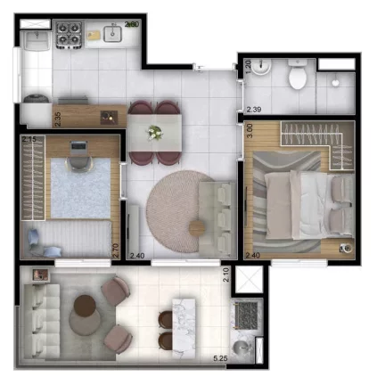 Imagem Apartamento em Panamby - São Paulo SP