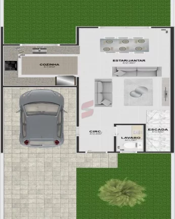 Imagem SOBRADO com 3 dormitórios à venda com 115m² por R$ 789.000,00 no bairro Cajuru - CURITIBA / PR