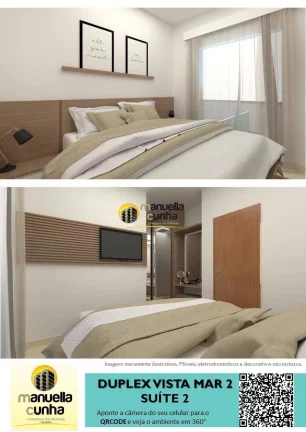 Imagem Duplex 3Qts, sendo 2Suítes Mar - Área Nobre/Praia