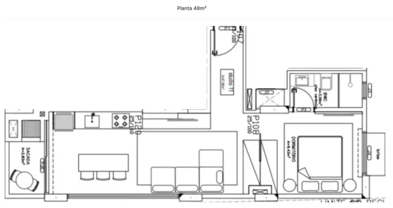 Imagem Apartamento 1 dormitório para Venda em Itajaí / SC no bairro Praia Brava de Itajaí