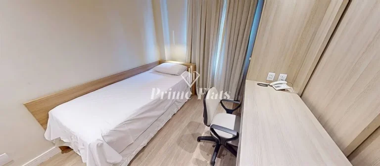 Imagem Flat disponível para venda no Mercure São Paulo Moema Times Square Hotel, com 42m², 1 dormitório e 1 vaga de garagem