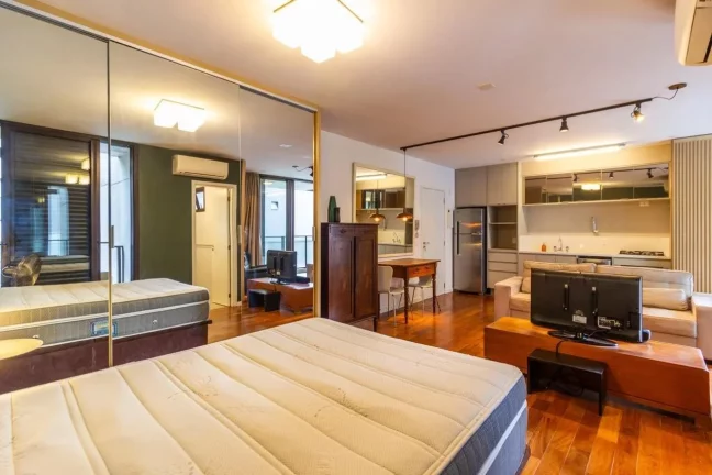 Imagem Apartamento para Venda em São Paulo, Pinheiros, 1 dormitório, 1 banheiro, 1 vaga