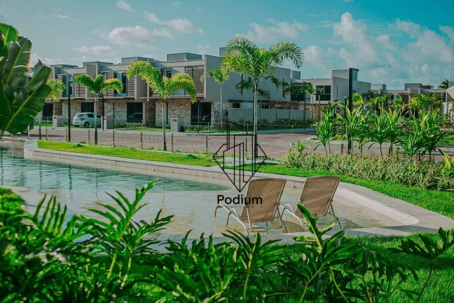 Imagem Casa de 1º andar em condomínio fechado com área de lazer completa em Intermares - CA0216