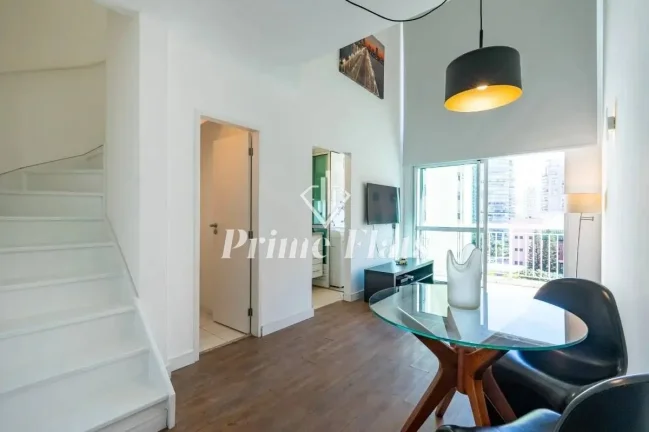 Imagem Flat disponível para locação no The Blue Loft, com 44m², 1 dormitório e 1 vaga de garagem