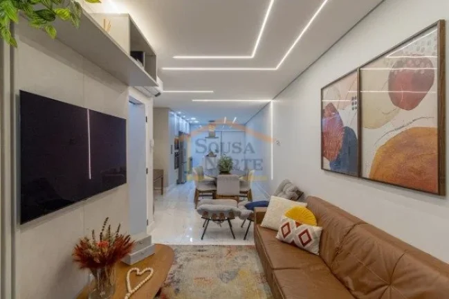 Imagem Sobrado moderno e super completo, com 144 m² muito bem distribuídos. Conta com cozinha, sala de es...