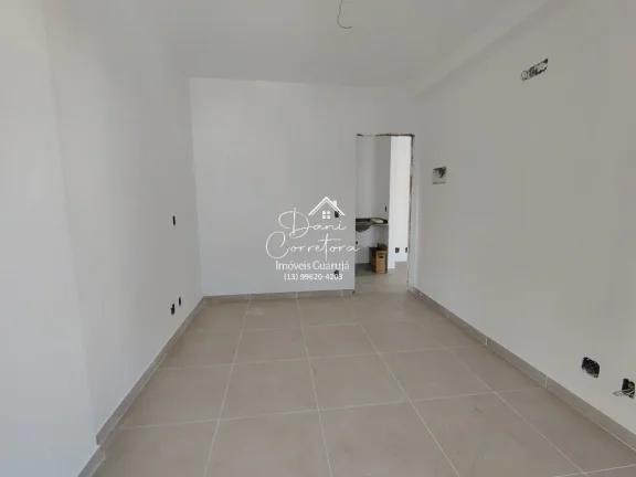 Imagem Apartamento lançamento na Enseada, próximo a Unaerp Guarujá-SP: 1 quarto, 2 salas, 1 banheiro, 1 vaga, 55m² de área. Aproveite!
