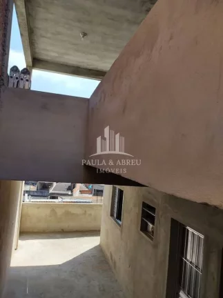 Imagem São 3 Casas 2 de 2 cômodos e 1 de 3 + 1 cômodo com banheiro, 166m² (6mts de frente), água e luz separadas, Contrato (IPTU) no Jardim Itapark, Mauá-SP