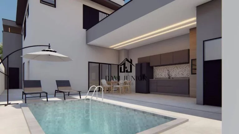 Imagem Casa com 3 suítes, sendo 1 com closet à venda, 218 m² por R$ 1.450.000 - Condomínio Villagio Wanel - Sorocaba/SP