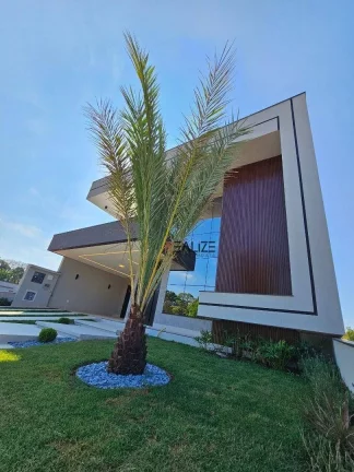 Imagem Casa alto patrão com 3 suítes à venda, 210 m² por R$ 2.250.000 - Condomínio Villa Sapezal - Indaiatuba/SP