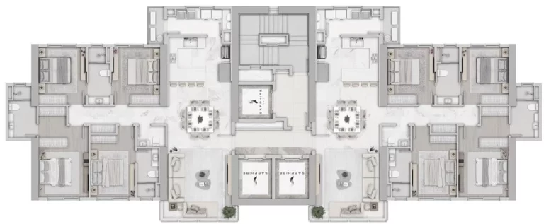 Imagem Sapphire Tower - Apartamento à venda no bairro Centro - Balneário Camboriú/SC