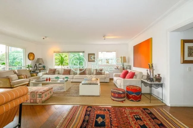 Imagem Excelente apartamento com 209m² em Moema Pássaros, fora da rota! Amplo living para 03 ambientes co...