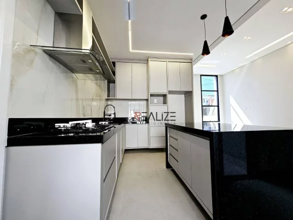 Imagem Casa térrea moderna com moveis planejados e 3 suítes à venda, 192 m² por R$ 1.680.000 - Condomínio Residencial Milano - Indaiatuba/SP