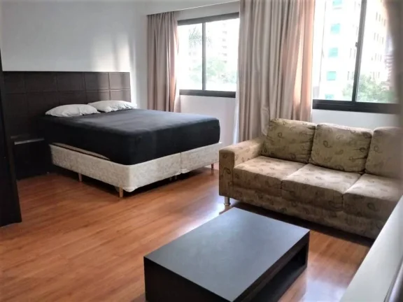 Imagem Flat disponível para venda no Hotel Slaviero Essential São Paulo Moema, com 26m², 1 dormitório e 1 vaga
