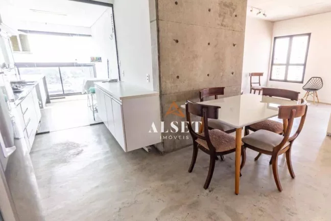 Imagem Apartamento com 1 dormitório para alugar, 70 m² por R$ 5.464,00/mês - Vila Regente Feijó - São Paulo/SP