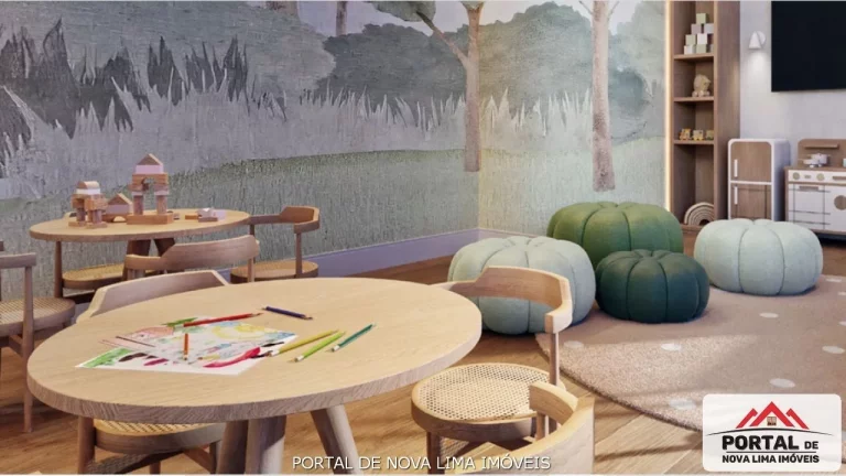 Imagem Apartamentos de 3 quartos a venda no Vale do Sereno, 128 m² 1 Suíte com Closet e 2 semi-suítes, sala com varanda e lavabo, ampla cozinha