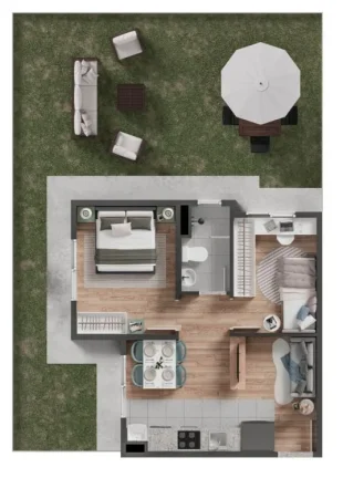 Imagem Apartamentos / Padrão na cidade de Londrina
