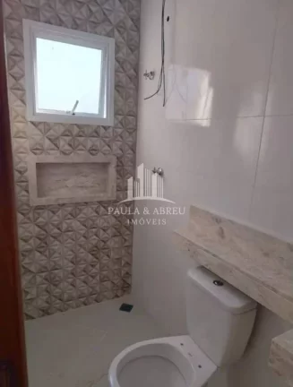 Imagem Sobrado NOVO, 72m² terreno, 3 Dormitórios, 1 Suíte, Quintal, 2 Vagas, Fino Acabamento, Vila Lucinda, Santo André