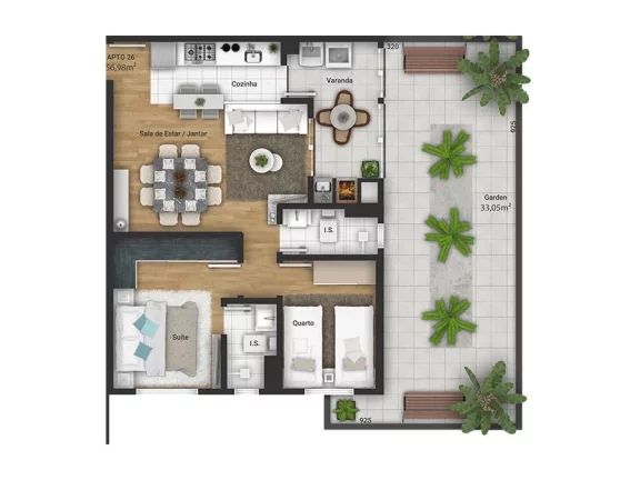 Imagem Sollaris Residencial - Apartamento à venda no bairro Tingui - Curitiba/PR