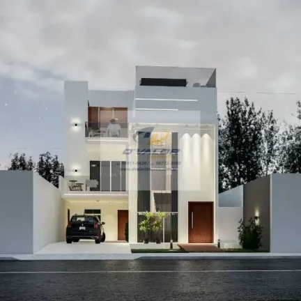 Imagem Vendo Casa Triplex de Luxo com 300m², 5 quartos s/ a suíte principal com 55m², piscina, área gourmet e 2 vagas