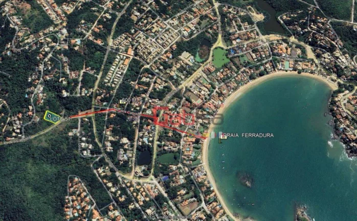 Imagem Terreno à venda, 2097 m² por R$ 615.000,00 - Sítio Do Campinho - Armação dos Búzios/RJ