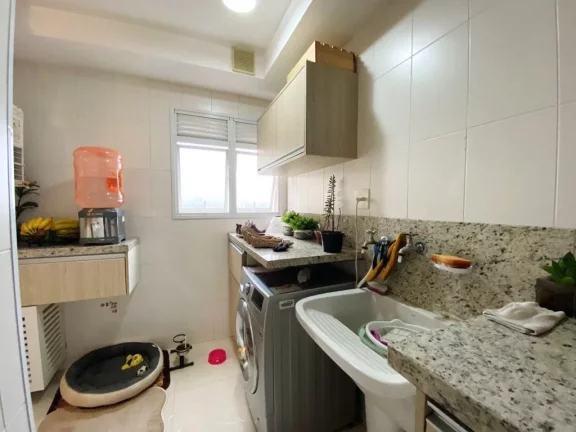 Imagem Apartamento de luxo no coração de Santo André-SP: 3 quartos, 3 suítes, 4 banheiros, 2 vagas na garagem, 115m²! Confira agora no Condomínio Paris Santo André!