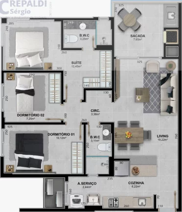 Imagem APARTAMENTO RESIDENCIAL em BALNEÁRIO RINCÃO - SC, cenrtro