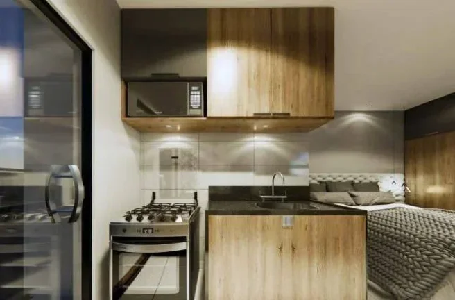 Imagem Studio à venda, no Edifício My House Barbacena, em Barbacena, Centro, com 1 quarto, 20,57m2