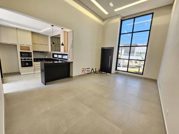 Imagem Casa com 3 suítes e piscina à venda, 155 m² por R$ 1.420.000 - Condomínio Jardim Brescia - Indaiatuba/SP