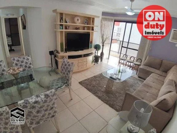 Imagem Apartamento com 3 quartos à venda, 90 m² por R$ 455.000 - Loteamento João Batista Julião - Guarujá/SP