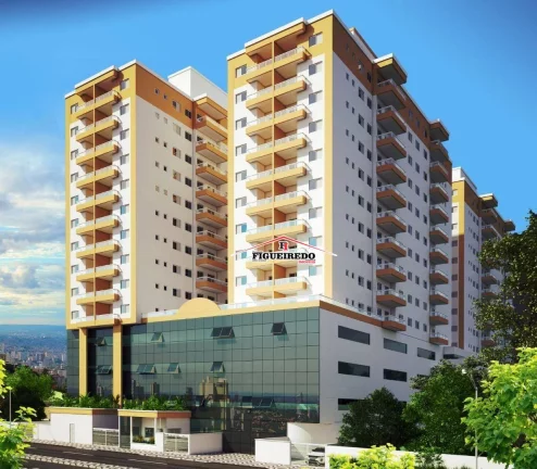 Imagem Apartamento à venda, 60 m² por R$ 438.000,00 - Boqueirão - Praia Grande/SP