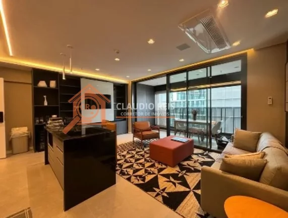 Imagem Apartamento com 1 Quarto para alugar, 77m² - Brooklin