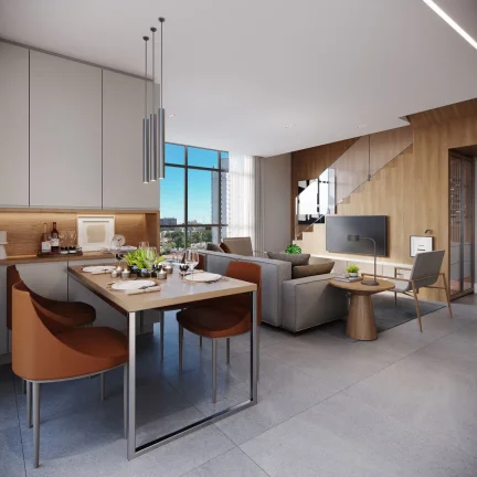 Imagem APARTAMENTO com 1 dormitório à venda com 26.87m² por R$ 398.926,05 no bairro Alto da Glória - CURITIBA / PR